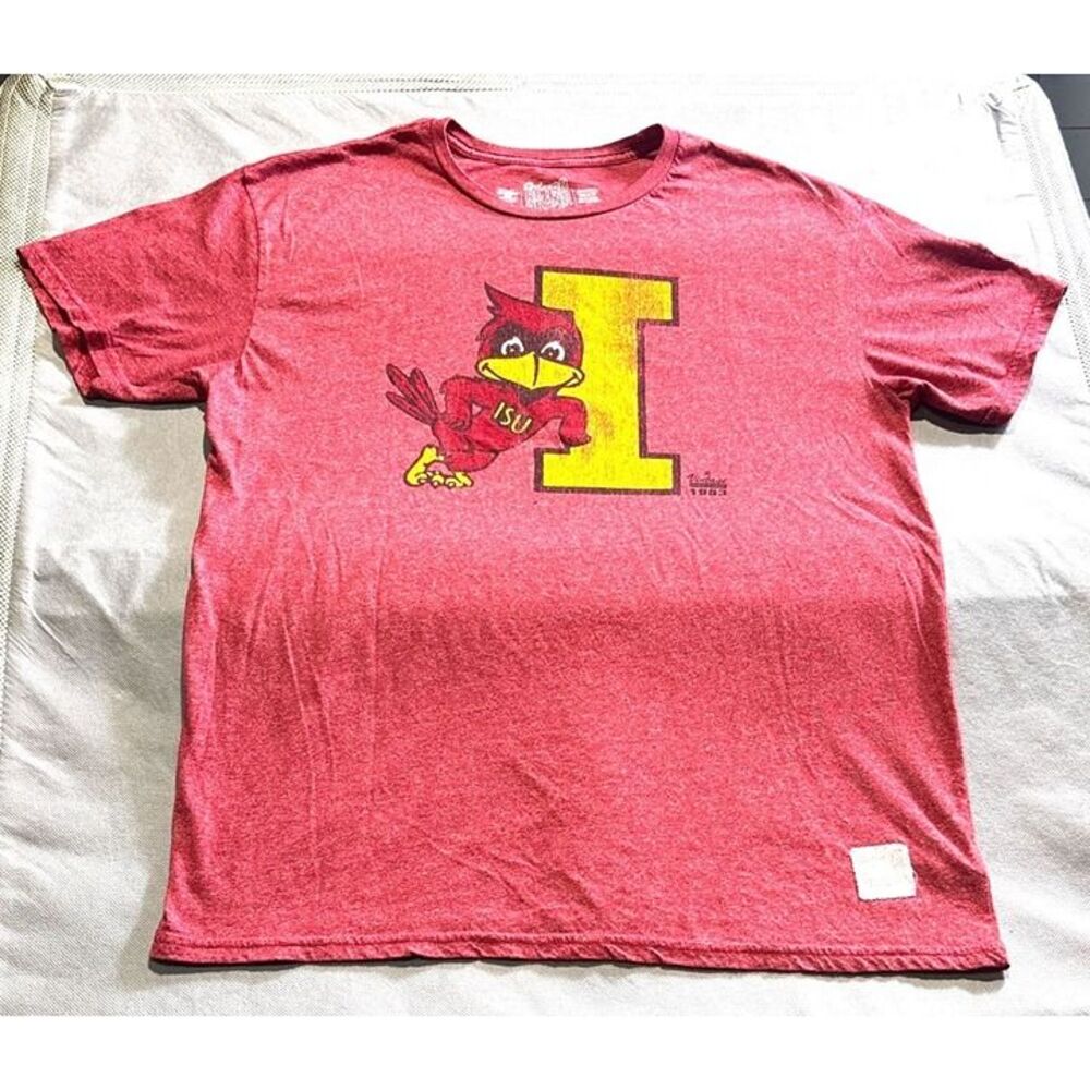 The Original Retro Brand Iowa State Vintage 1983 Cardinal T-Shirt Red Heather XL